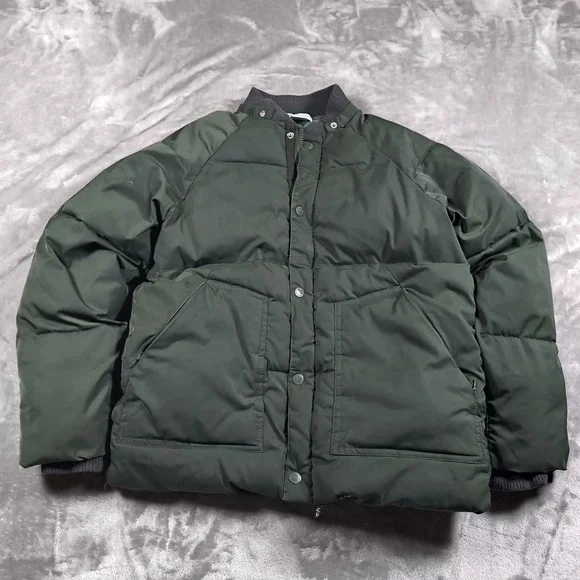 Stella McCartney Puffer Jacket Kids 12 Years Green Bomber Full Zip Winter Vegan - Picture 1 of 12